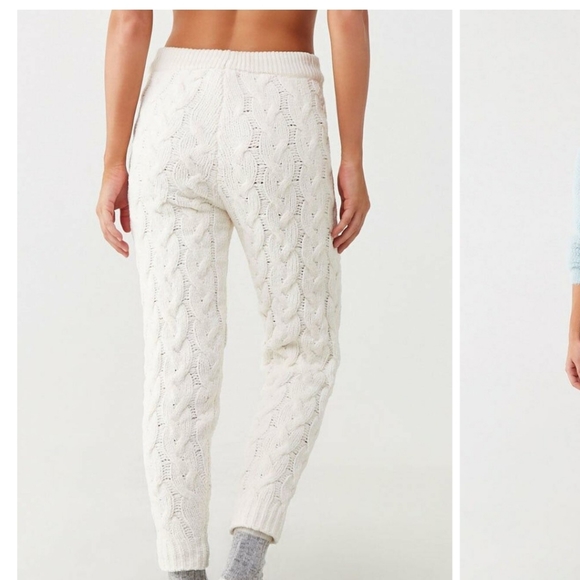 Cable Knit Ankle Pants M - Picture 7 of 8